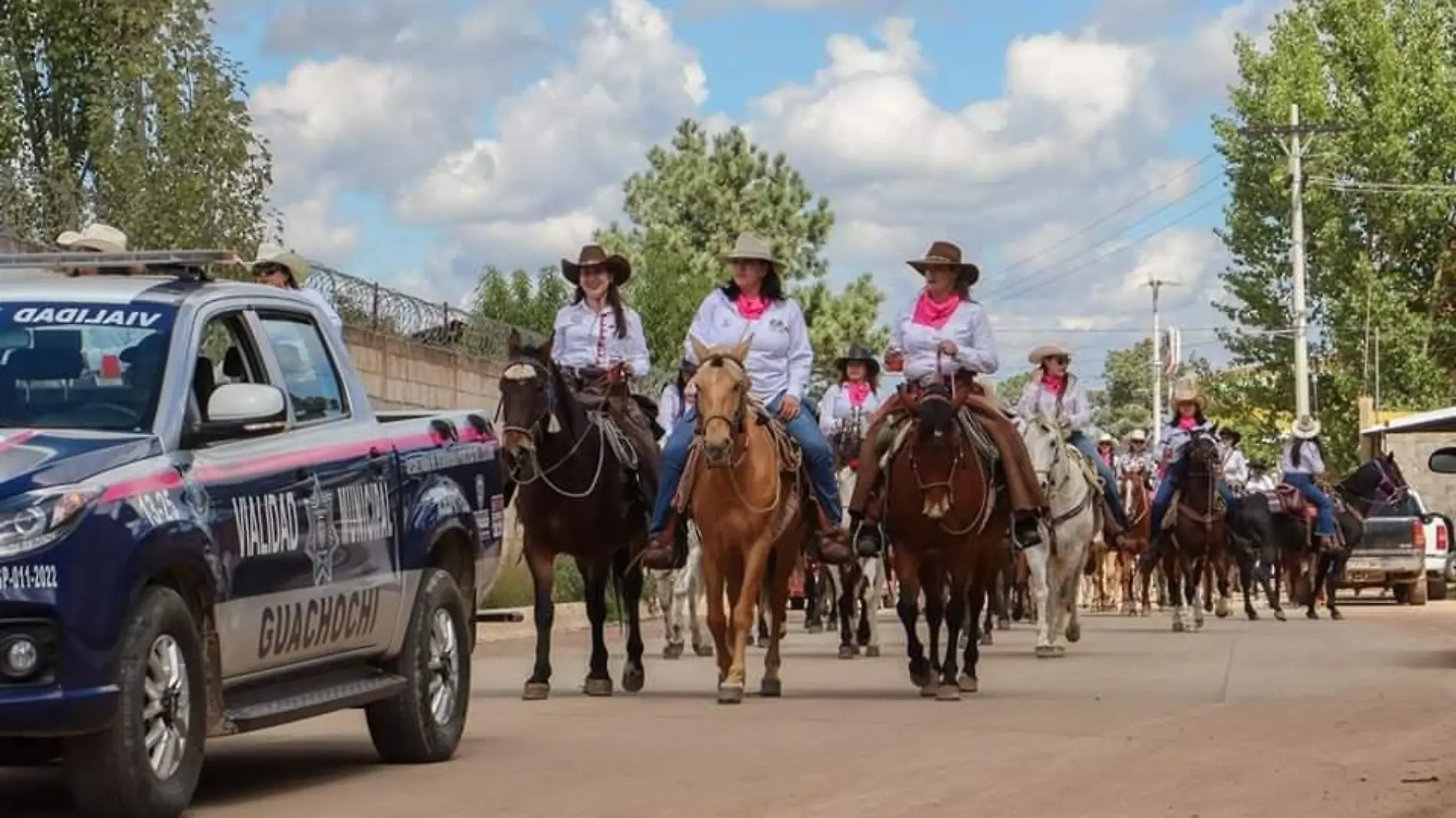 cabalgata rosa